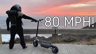 RION RE90 Electric Scooter Review  The Worlds Fastest Hyperscooter [upl. by Ayamat]