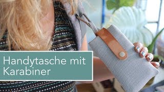 Handytasche zum Anhängen nähen [upl. by Tatiana]