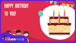 Happy Birthday To You Lyric Video  The Kiboomers Preschool Songs amp Nursery Rhymes [upl. by Airdua]