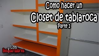 Como hacer ClosetRopero de tablaroca Parte 1 Planeacion [upl. by Pollard728]