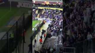 Small fight Anderlecht vs Beerschot 241021 [upl. by Ydnelg309]