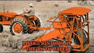 Allis Chalmers Show Living History Of The Roto Baler [upl. by Hellah509]