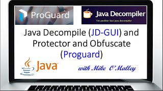 Java  Decompile JDGUI and Obfuscate Proguard Exploration [upl. by Gean961]