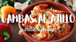 Gambas al Ajillo Recipe Garlic Shrimp [upl. by Yates]