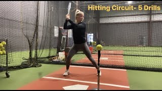 Softball Hitting Circuit  5 Drills [upl. by Cristal]