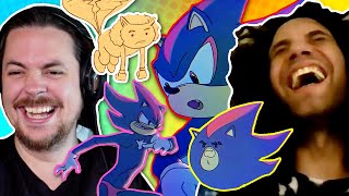 We react to SONIC Game Grumps Animations [upl. by Adali805]