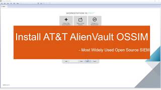 Install ATampT AlienVault OSSIM in VMWare Workstation [upl. by Ralf390]