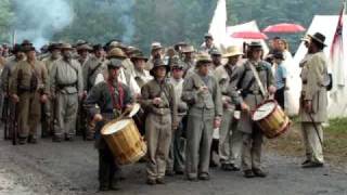 Confederate Infantry on the March [upl. by Haelem]