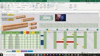 ✅ EXCEL GRATUIT  Comment Utiliser un Calendrier de gestion dévènements [upl. by Fairfax]