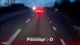 Olyckor och dumheter i trafiken filmat från långtradarens perspektiv [upl. by Ardeen]