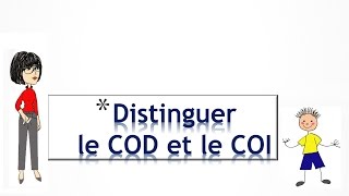 Distinguer COI COD [upl. by Mordy80]