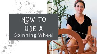 How to Use a Spinning wheel [upl. by Cilka]