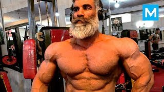 65YearOld Mass Monster  Muscle Madness [upl. by Benyamin523]