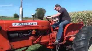 Allis Chalmers Hay Equipment 2015 [upl. by Ahsinotna]