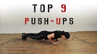 Top 9 Push Ups  Lagartijas  Planchas  Ejercicios Pecho  Triceps [upl. by Nimzzaj175]