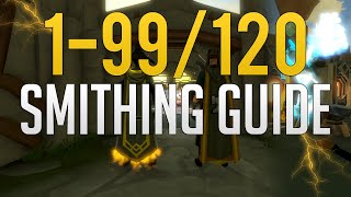 Runescape 3  199120 Smithing guide 2020 [upl. by Lagiba26]