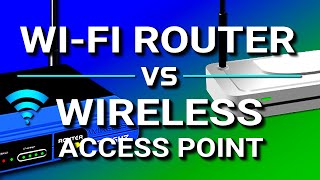 Wireless Access Point vs WiFi Router [upl. by Barbarese]