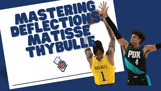 Mastering Basketball Defensive Deflections Matisse Thybulle [upl. by Euqnomod]