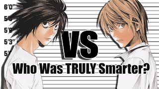 Light VS L  Who Was TRULY Smarter Death Note [upl. by Sheffy845]