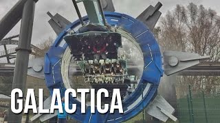 Galactica VR Coaster Alton Towers [upl. by Eirojram986]