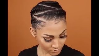 6 Super Cute Hairstyles For Black Women Featuring Cornrows [upl. by Minier]