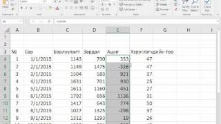 MS Excel  Хичээл №1 [upl. by Dicky]