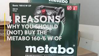 Unboxing and review of the Metabo 1606 W OF Compressor [upl. by Tuorah153]