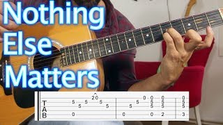 Nothing Else Matters  Metallica  Nasıl Çalınır Gitar dersi Guitar Lesson amp Tutorial [upl. by Alburg]