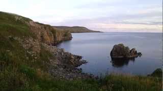 Lerwick Shetland Islands  South View towards Bressay Lighthouse from Knab point [upl. by Peer]