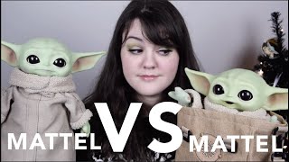 ☆ Mattel VS Mattel Which Grogu plush is best The ChildBaby Yoda☆ [upl. by Yelsnik]