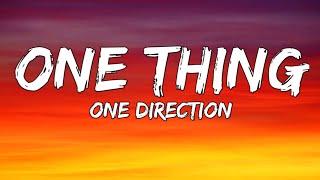 One Direction  One Thing Lyrics [upl. by Ress291]