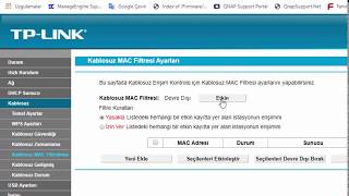 Kablosuz Ağa Bağlı Cihazları Görme ve Engelleme 2020 MAC Filtreleme [upl. by Marisa]