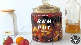 Traditional German Rum Pot  Rumtopf ✪ MyGermanRecipes [upl. by Darla]