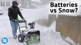 Is a Battery Snow Blower Worth It Ego 2Stage Review [upl. by Breed]