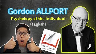 Gordon ALLPORT  Personality of Individual  DISPOSITIONAL Theory  Theories of Personality Taglish [upl. by Salomone476]