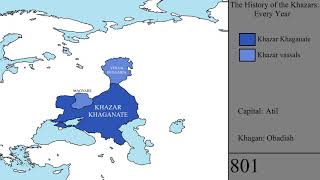 The History of the Khazars Every Year [upl. by Eckmann510]