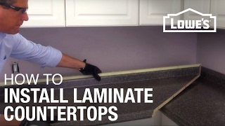 How to Install Laminate Countertops [upl. by Aerdnaxela]