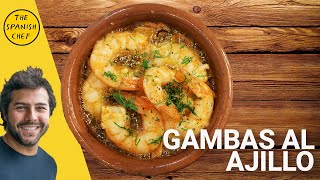 Gambas al ajillo  Garlic prawns [upl. by Romine]