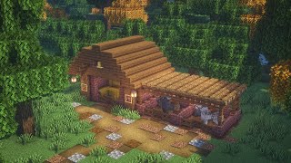 Minecraft  How to Build a Small Horse Stable  Tutorial [upl. by Loriner]