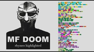 MF DOOM  Thats That  Lyrics Rhymes Highlighted 052 [upl. by Bar94]