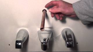 How to remove and replace a tub spout Different Types Plumbing Tips [upl. by Olathe510]