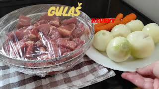 GULAŠ RECEPT  Kako se pravi gulaš  312 [upl. by Esmeralda]