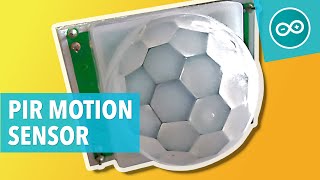 MOTION SENSOR PIR HCSR501  Arduino tutorial 22 [upl. by Anelrahc]