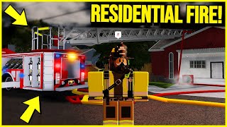 FIREFIGHTER SHIFT 2  Maple County Roblox [upl. by Cottle]