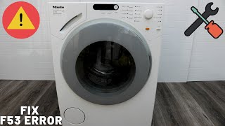 Fix Miele F53 Error Washing Machine Repair [upl. by Liddle]