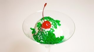 Molecular Gastronomy  Mint Caviar Recipe [upl. by Engud]