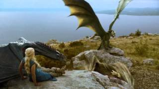 Daenerys Dragons Fight Full Scene S04 E01 [upl. by Ellered507]