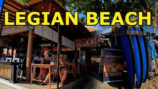 LEGIAN BEACH BALI  Legian Beach Today Situation [upl. by Aneed]