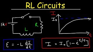 RL Circuits  Inductors amp Resistors [upl. by Nnairahs]