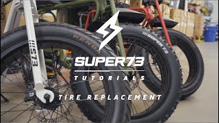 SUPER73 Tutorials Tire Replacement [upl. by Nette]